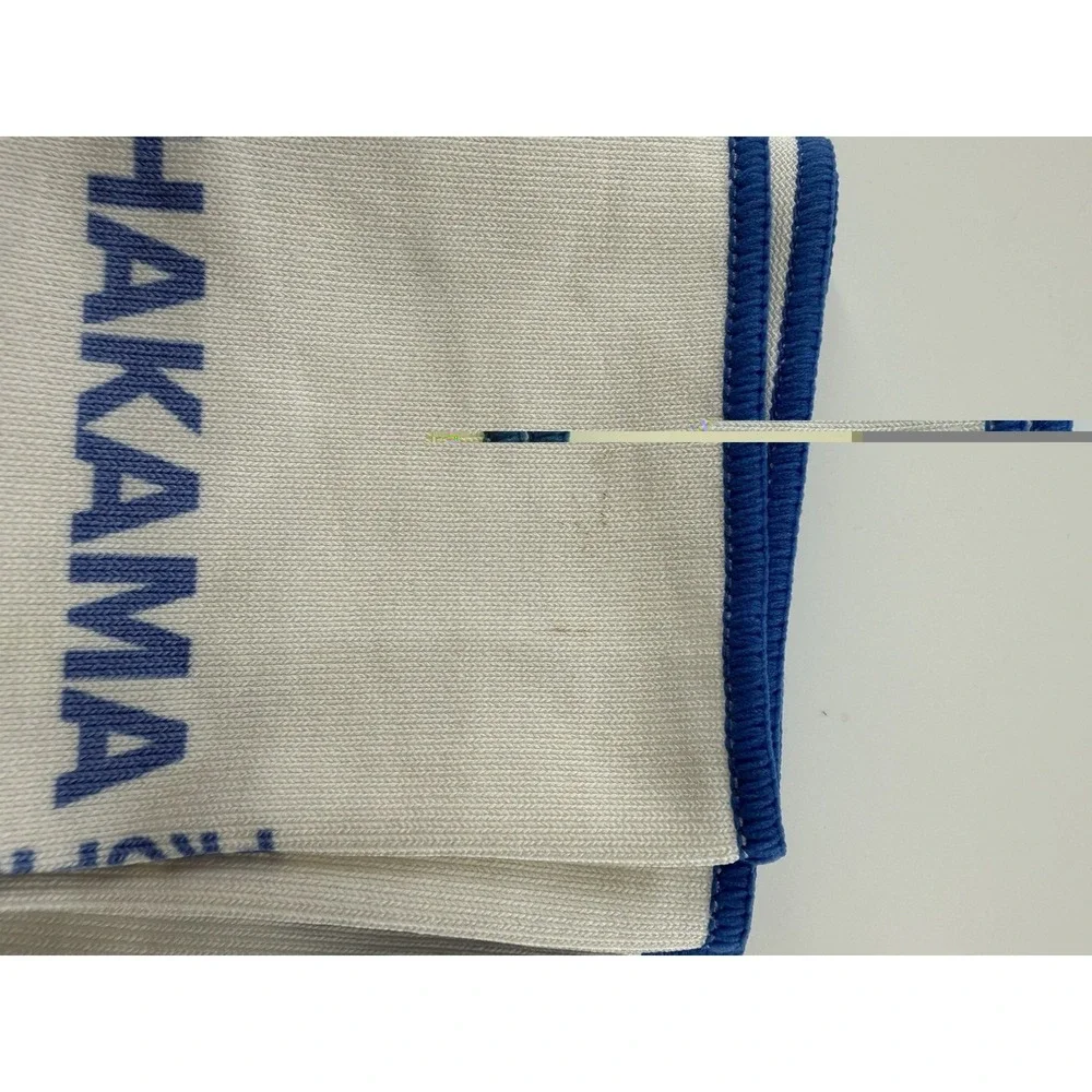 Norwex Window Cloth Cleaning Microfiber BacLock Blue Logo Rare Print Limited Ed